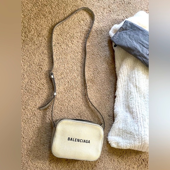 Balenciaga chèvre grained metall double argent/l noir - Picture 8 of 11